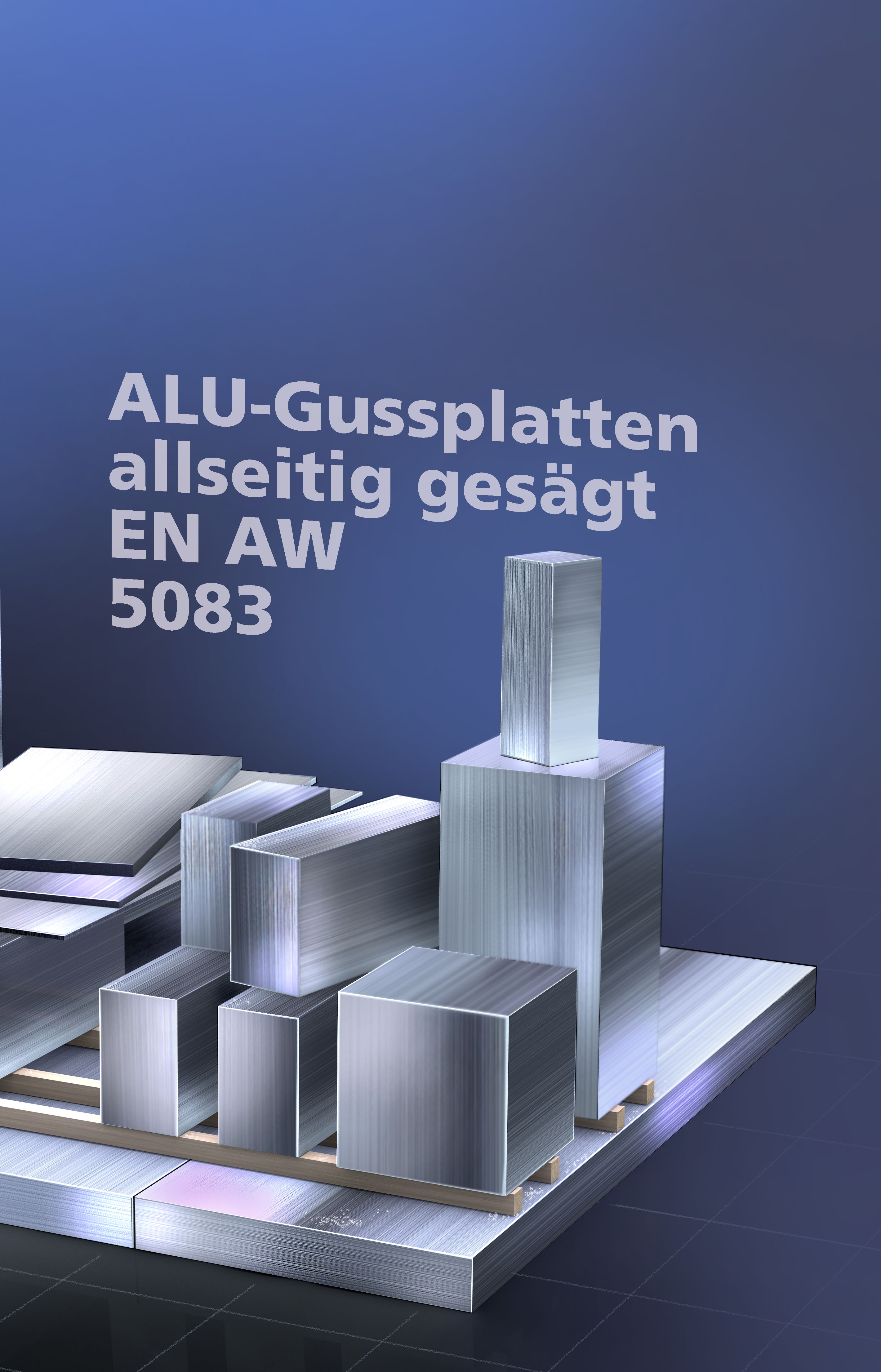 AW-5083 AlMg4,5Mn 1000x100x15mm präziser Aluminium ZUSCHNITT plangefräst 
