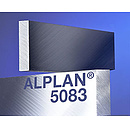 ALPLAN 5083 EN AW 5083 Walzplatte beidseitig plangefräst, beidseitig mit Schutzfolie